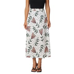 Flowers-49 Classic Midi Chiffon Skirt by nateshop