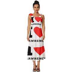 I Love Lawrence Tie-strap Tiered Midi Chiffon Dress by ilovewhateva