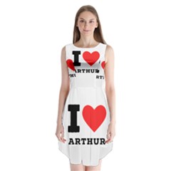 I love arthur Sleeveless Chiffon Dress  