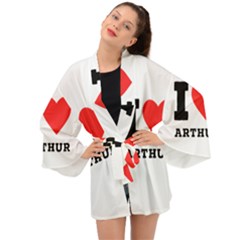 I Love Arthur Long Sleeve Kimono by ilovewhateva