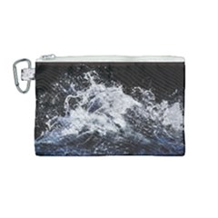 Tempestuous Beauty Art Print Canvas Cosmetic Bag (medium) by dflcprintsclothing