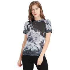 Tempestuous Beauty Art Print Women s Short Sleeve Rash Guard by dflcprintsclothing