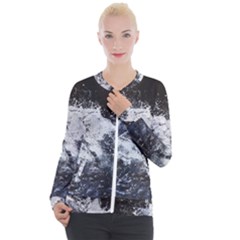 Tempestuous Beauty Art Print Casual Zip Up Jacket by dflcprintsclothing