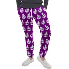 Ladybug Vector Geometric Tile Pattern Men s Jogger Sweatpants by GardenOfOphir