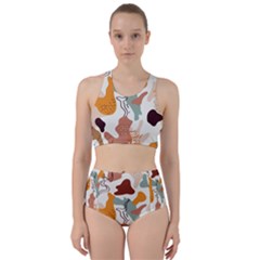 Shapes Pattern Racer Back Bikini Set by BlackRoseStore