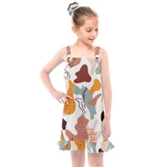 Shapes Pattern Kids  Overall Dress by BlackRoseStore