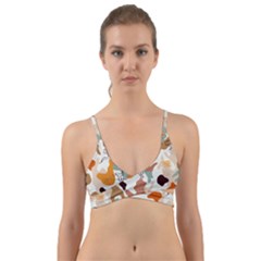 Shapes Pattern Wrap Around Bikini Top by BlackRoseStore