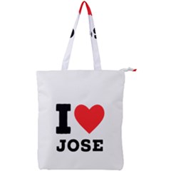 I Love Jose Double Zip Up Tote Bag by ilovewhateva