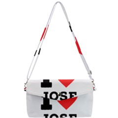I Love Jose Removable Strap Clutch Bag