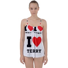 I Love Terry  Babydoll Tankini Set by ilovewhateva