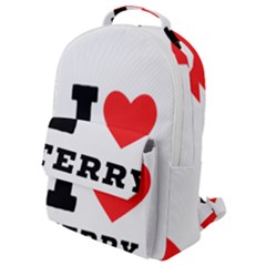 I Love Terry  Flap Pocket Backpack (small) by ilovewhateva