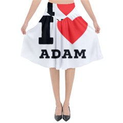 I love Adam  Flared Midi Skirt