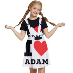 I love Adam  Kids  Apron Dress