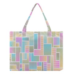 Color-blocks Medium Tote Bag by nateshop