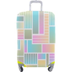 Color-blocks Luggage Cover (large) by nateshop