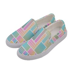 Color-blocks Women s Canvas Slip Ons by nateshop