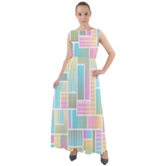 Color-blocks Chiffon Mesh Boho Maxi Dress by nateshop