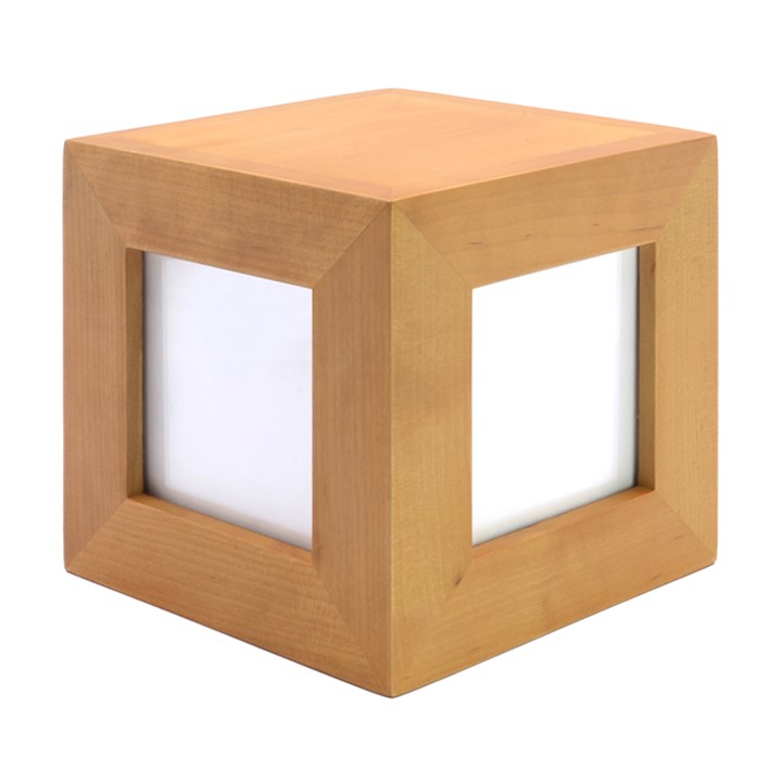 Color-blocks Wood Photo Frame Cube