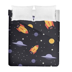 Cosmos Duvet Cover Double Side (full/ Double Size) by nateshop