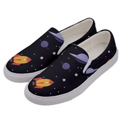 Cosmos Men s Canvas Slip Ons by nateshop