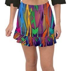 Dancing Fishtail Mini Chiffon Skirt by nateshop
