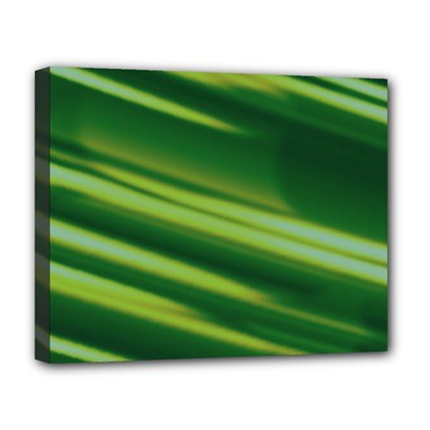 Green-01 Deluxe Canvas 20  x 16  (Stretched)