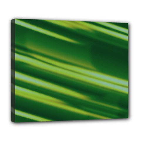 Green-01 Deluxe Canvas 24  x 20  (Stretched)