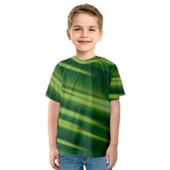 Green-01 Kids  Sport Mesh Tee