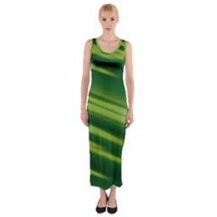 Green-01 Fitted Maxi Dress