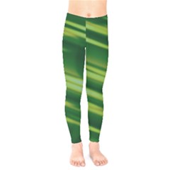 Green-01 Kids  Leggings