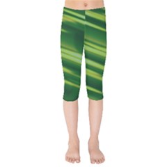 Green-01 Kids  Capri Leggings 