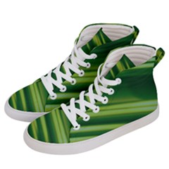 Green-01 Men s Hi-Top Skate Sneakers