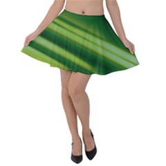 Green-01 Velvet Skater Skirt