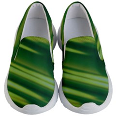 Green-01 Kids Lightweight Slip Ons