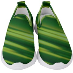 Green-01 Kids  Slip On Sneakers