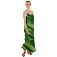 Green-01 Cami Maxi Ruffle Chiffon Dress