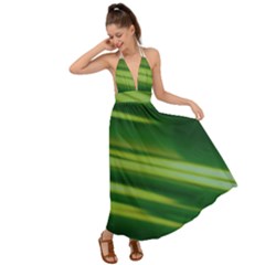 Green-01 Backless Maxi Beach Dress
