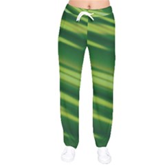 Green-01 Women Velvet Drawstring Pants