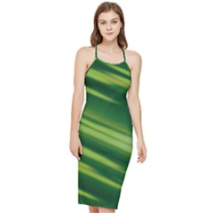 Green-01 Bodycon Cross Back Summer Dress