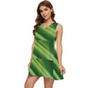 Green-01 Tiered Sleeveless Mini Dress View3