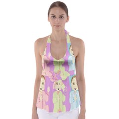 Happy 02 Babydoll Tankini Top by nateshop