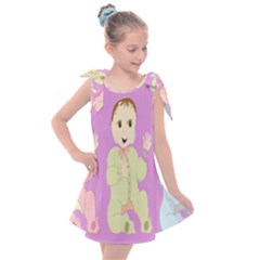 Happy 02 Kids  Tie Up Tunic Dress by nateshop