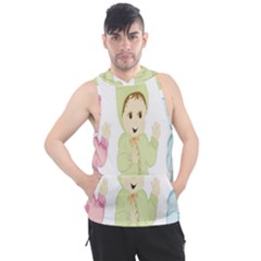 Happy Men s Sleeveless Hoodie by nateshop