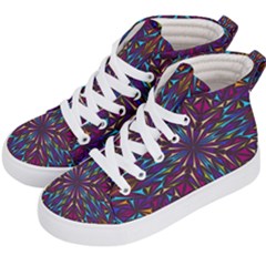 Kaleidoscope Kids  Hi-top Skate Sneakers by nateshop