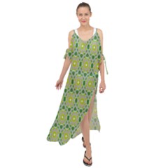 Leaf - 02 Maxi Chiffon Cover Up Dress