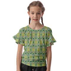 Leaf - 02 Kids  Cut Out Flutter Sleeves