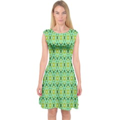 Leaf - 03 Capsleeve Midi Dress by nateshop