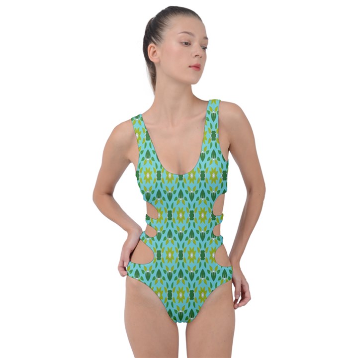 Leaf - 04 Side Cut Out Swimsuit