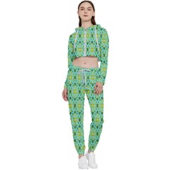 Leaf - 04 Cropped Zip Up Lounge Set by nateshop