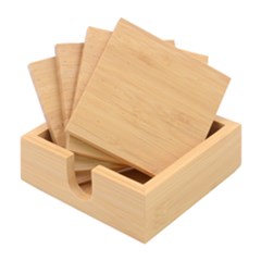 Leaf - 04 Bamboo Coaster Set by nateshop